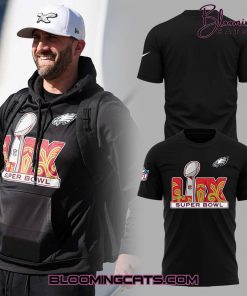 Philadelphia Eagles NFL Super Bowl LIX 2025 Limited Edition Black T-shirt