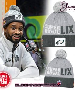 Philadelphia Eagles Super Bowl LIX Limited Edition Grey Knit Hat