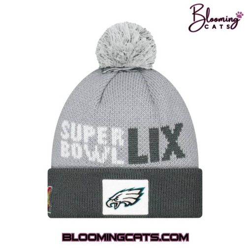 Philadelphia Eagles Super Bowl LIX Limited Edition Grey Knit Hat