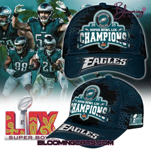 Philadelphia Eagles x Super Bowl LIX Champions 2025 Classic Cap