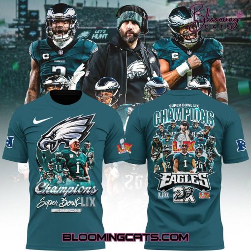 Philadelphia Eagles x Super Bowl LIX Champions 2025 Limited Edition Shirt