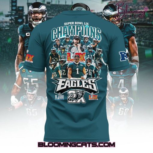 Philadelphia Eagles x Super Bowl LIX Champions 2025 Limited Edition Shirt