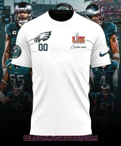 Philadelphia Eagles x Super Bowl LIX Champions 2025 Limited Edition White Shirt