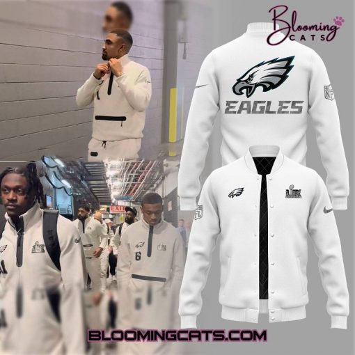 Philadelphia Eagles x Super Bowl LIX Limited Edition Baseball Jacket