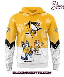 Pittsburgh Penguins Bluey and Bingo 2025 Limited Edition Hoodie