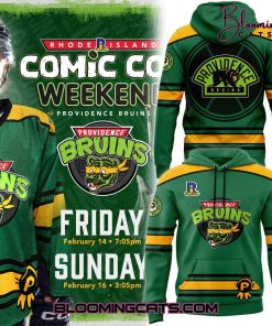 Providence Bruins New 2025 Green Hoodie