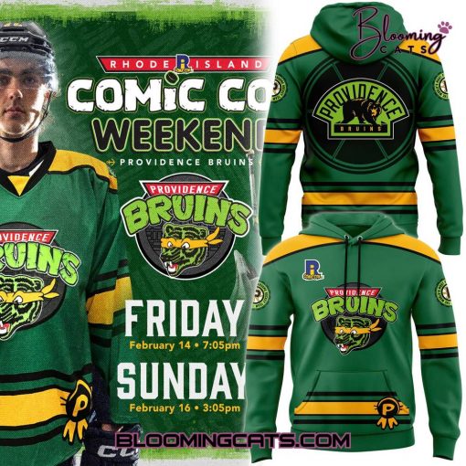 Providence Bruins New 2025 Green Hoodie