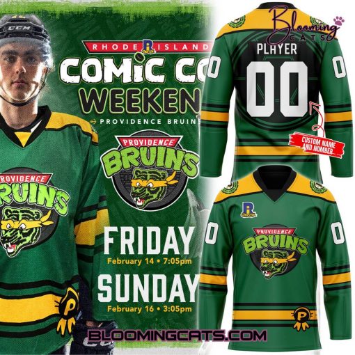 Providence Bruins New 2025 Green Jersey