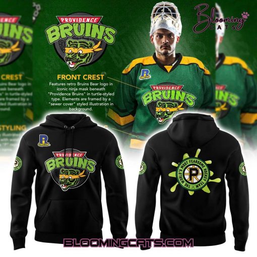 Providence Bruins “Turtle Powered” Teenage Mutant Ninja Turtles Hoodie