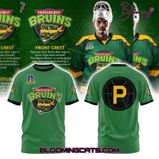 Providence Bruins “Turtle Powered” Teenage Mutant Ninja Turtles Shirt