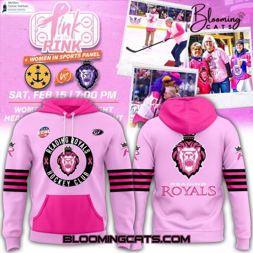 Reading Royals x Pink In The Rink 2025 Limited Edition Hoodie