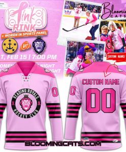 Reading Royals x Pink In The Rink 2025 Limited Edition Pink Jersey