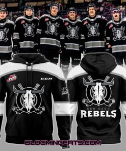 Red Deer Rebels 2025 New Black Hoodie