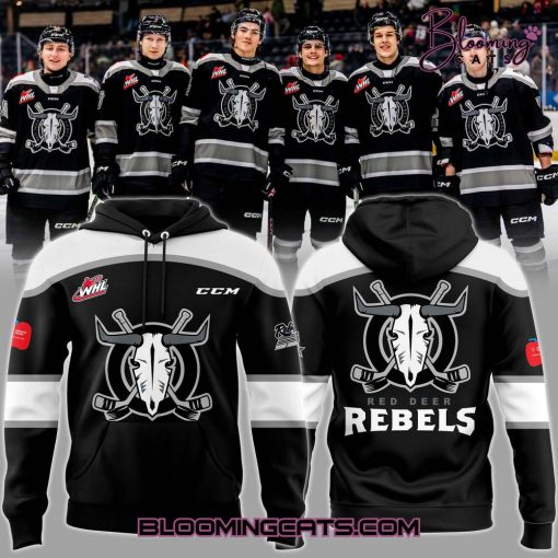 Red Deer Rebels 2025 New Black Hoodie