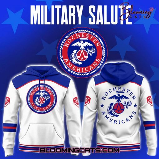 Rochester Americans Military Salute 2025 Limited Edition Hoodie