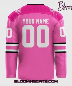 San Jose Barracuda Pink in the Rink 202425 Limited Edition Hockey Jersey