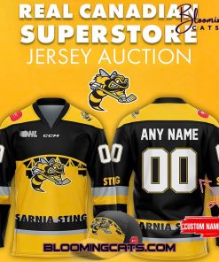 Sarnia Sting x Real Canadian Superstore Jersey Auction 2025 Hockey Jersey