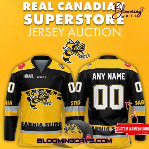 Sarnia Sting x Real Canadian Superstore Jersey Auction 2025 Hockey Jersey