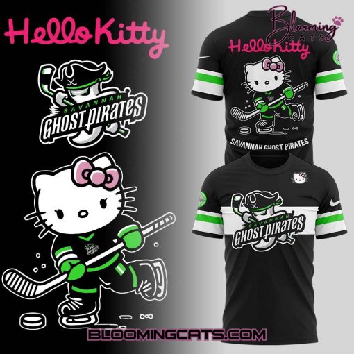 Savannah Ghost Pirates x Hello Kitty 2025 Limited Edition Tee