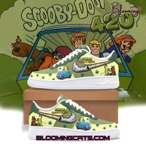 Scooby Doo “SOMEONE SHAGGY THE BAGGY” Air Force 1 Sneaker