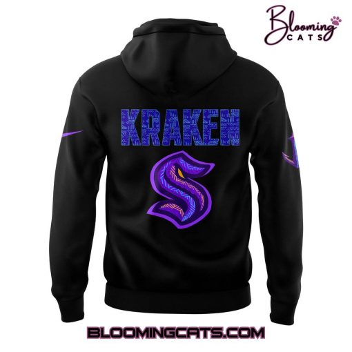 Seattle Kraken x Black Hockey History Night Limited Edition Hoodie