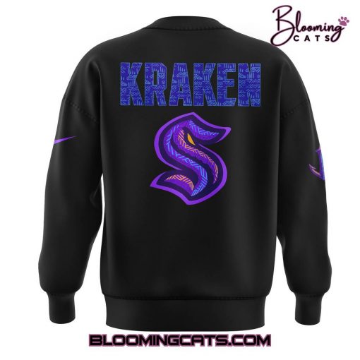 Seattle Kraken x Black Hockey History Night Limited Edition Sweatshirt