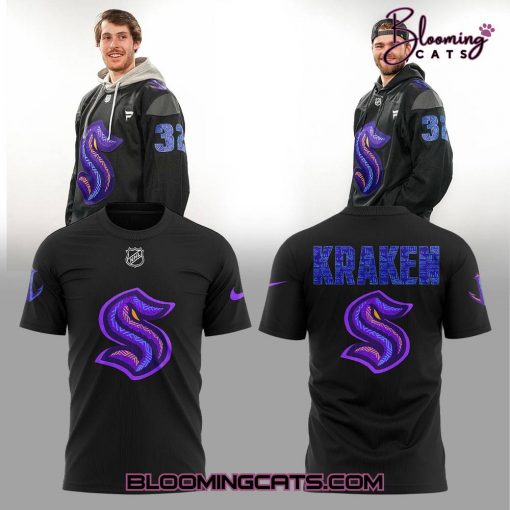 Seattle Kraken x Black Hockey History Night Limited Edition Tee