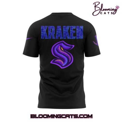 Seattle Kraken x Black Hockey History Night Limited Edition Tee