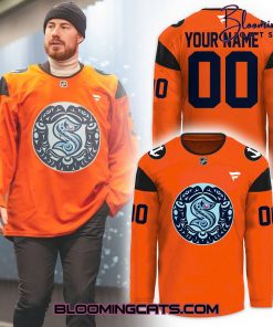 Seattle Kraken x Indigenous Peoples Night Hockey Jersey