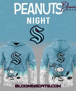 Seattle Kraken x Pirates Anniversary of Peanuts Limited Edition Hoodie