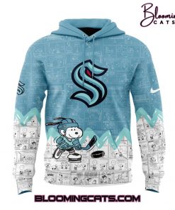 Seattle Kraken x Pirates Anniversary of Peanuts Limited Edition Hoodie