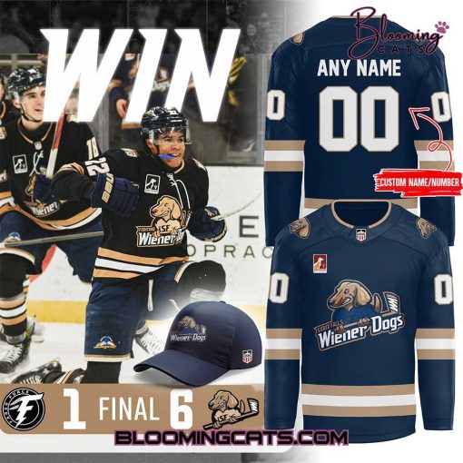 Sioux Falls Stampede Wiener Dogs Alternate Authentic Game Jersey