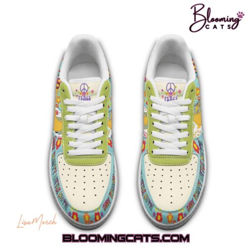 “Stay Trippy Little Hippie” Air Force 1 Sneaker