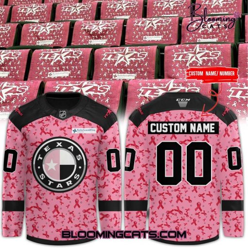 Texas Stars New 2025 Limited Edition Pink Hockey Jersey