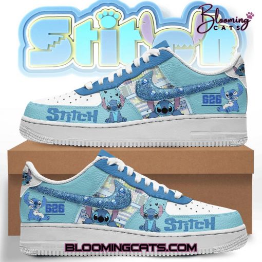 The Stitch New Limited Edition Blue Air Force 1 Sneaker