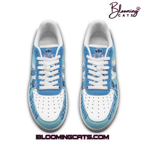 The Stitch New Limited Edition Blue Air Force 1 Sneaker