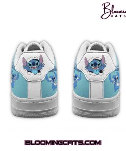 The Stitch New Limited Edition Blue Air Force 1 Sneaker