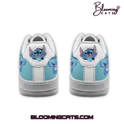 The Stitch New Limited Edition Blue Air Force 1 Sneaker