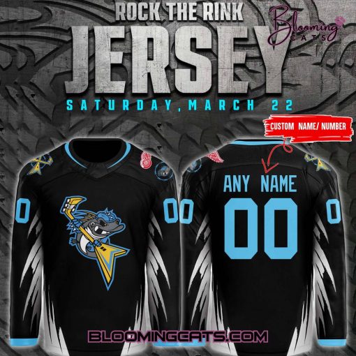 Toledo Walleye “Rock the Rink” 2025 Limited Edition Hockey Jersey