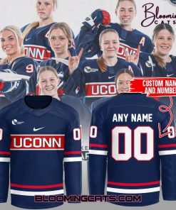 UConn Huskies Ice Limited Edition Custom Jersey