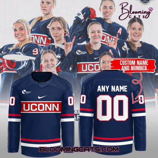 UConn Huskies Ice Limited Edition Custom Jersey