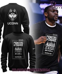 UConn Huskies “Pioneers of Change” 2025 Black Sweatshirt