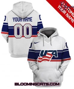 USA Hockey New 2025 Limited Edition White Hoodie