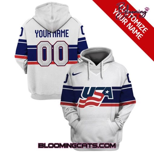 USA Hockey New 2025 Limited Edition White Hoodie