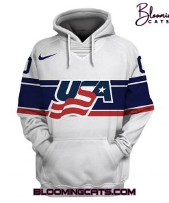 USA Hockey New 2025 Limited Edition White Hoodie