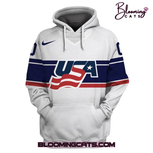 USA Hockey New 2025 Limited Edition White Hoodie