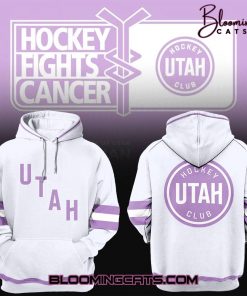 Utah Hockey Club x Fights Cancer 2025 Limited Edition White Hoodie