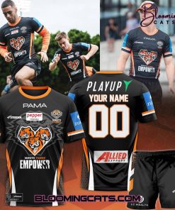 Wests Tigers NRL 2025 Play Up Limited Edition Black Jersey