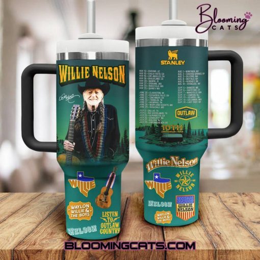 Willie Nelson “LISTEN TO OUTLAW COUNTRY” 2025 Stanley Tumbler