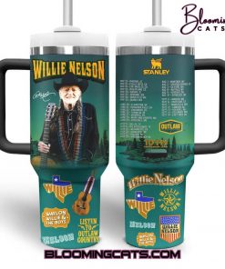 Willie Nelson LISTEN TO OUTLAW COUNTRY 2025 Stanley Tumbler